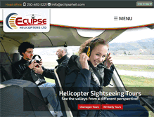 Tablet Screenshot of eclipseheli.com